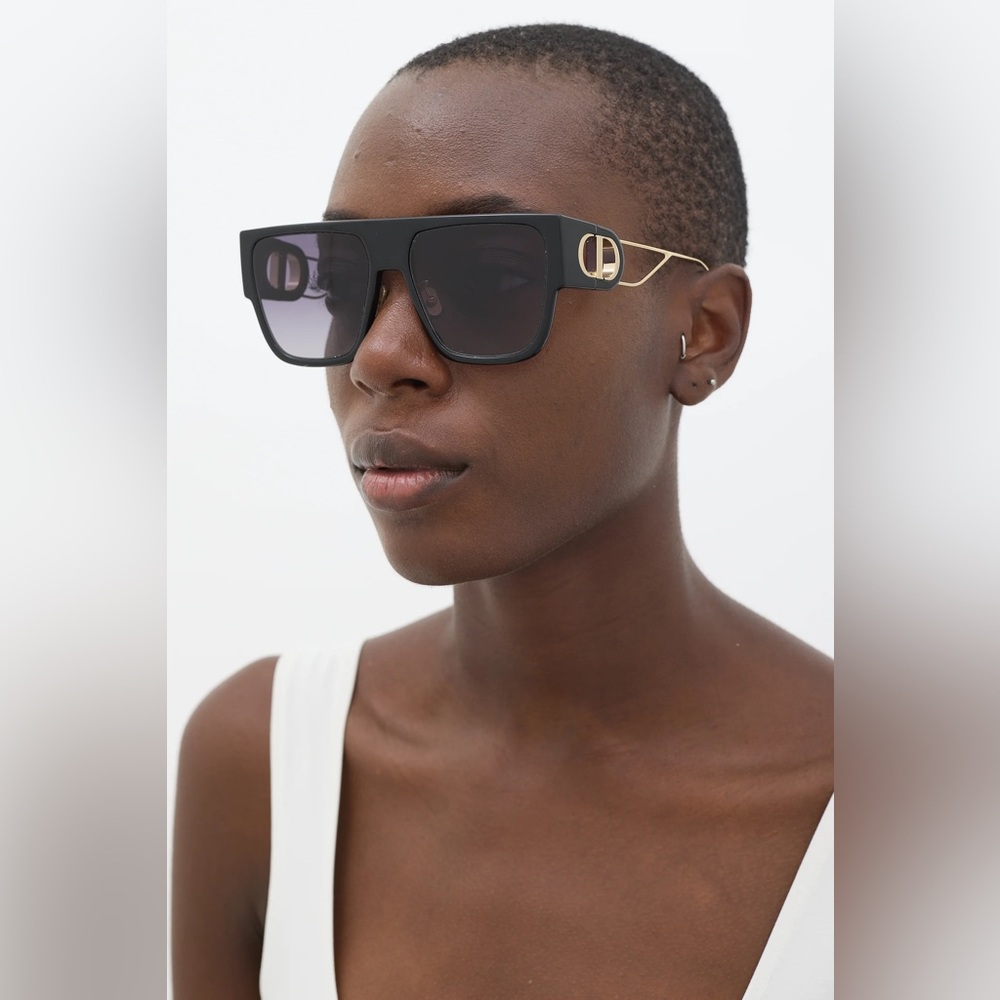 Dior Black and Gold Sunglasses